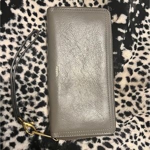 Fossil large gray wallet